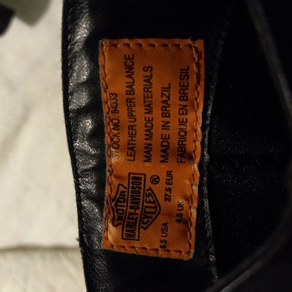 Ladies Harley Davidson boots size 6.5 black - Picture 2 of 4